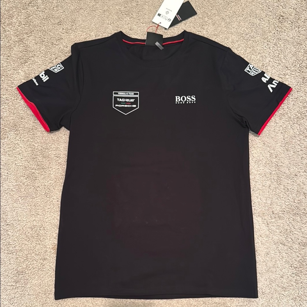 Boss Black Short Sleeve Tee Sporty Design